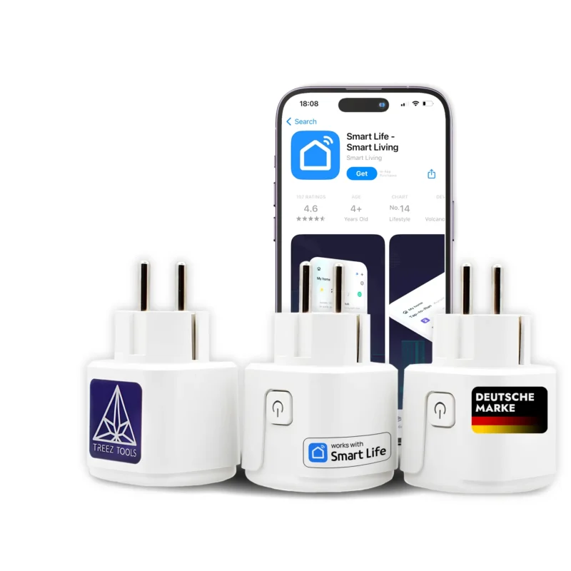 Treez Tools Smart Plug – Smarte Steckdose mit 3520W Leistung und Zeitplan-Funktion