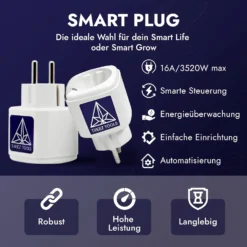 Treez Tools Smart Plug – Smarte Steckdose mit 3520W Leistung und Zeitplan-Funktion