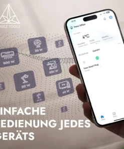 Treez Tools Smart Plug – Smarte Steckdose mit 3520W Leistung und Zeitplan-Funktion