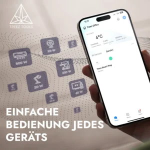 Treez Tools Smart Plug – Smarte Steckdose mit 3520W Leistung und Zeitplan-Funktion
