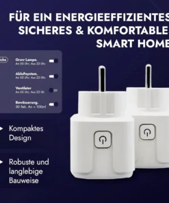 Treez Tools Smart Plug – Smarte Steckdose mit 3520W Leistung und Zeitplan-Funktion