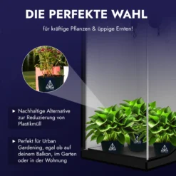 Treez Tools Anzuchttöpfe: 12-Liter-Größe für optimales Pflanzenwachstum – 3er-Set Stofftöpfe für Gemüse & Kräuter