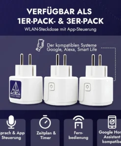 Treez Tools Smart Plug – Smarte Steckdose mit 3520W Leistung und Zeitplan-Funktion