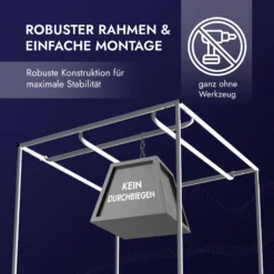 Treez Tools Grow Zelt Schwarz (S) – Lichtdichtes und belüftetes Anbauzelt mit reflektierendem Mylar für Indoor-Gärtner.