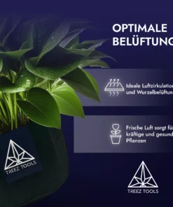 Umweltfreundliches Gärtnern: Treez Tools 12-Liter-Töpfe, unterstützen nachhaltigen Pflanzenanbau in der Stadt.