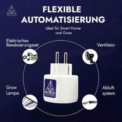 Treez Tools Smart Plug – Smarte Steckdose mit 3520W Leistung und Zeitplan-Funktion