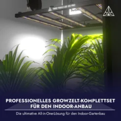 Treez Tools Grow Light LED 320 PRO energieeffiziente Vollspektrum LED Pflanzenlampe für Indoor-Anbau, anbau, und maximale Erträge bei minimalem Stromverbrauch