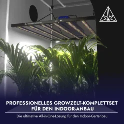 Treez Tools Grow Light LED 700W PRO Vollspektrum energieeffiziente LED Pflanzenlampe für Indoor-Gardening, Vegetations- und Blütephase