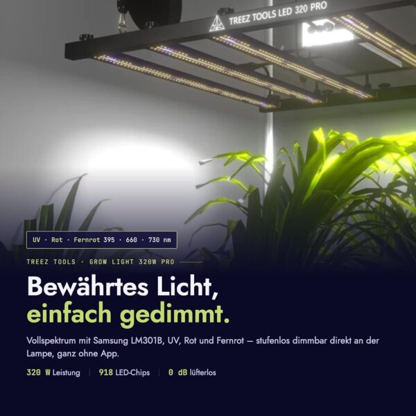 Treez Tools Grow Light LED 320W PRO
