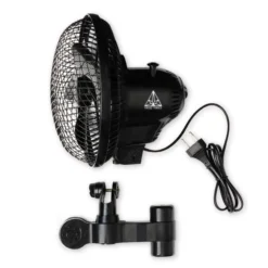 Treez Tools Ventilator Schwarz – Langlebiger und pflegeleichter Ventilator für optimale Pflanzenbelüftung