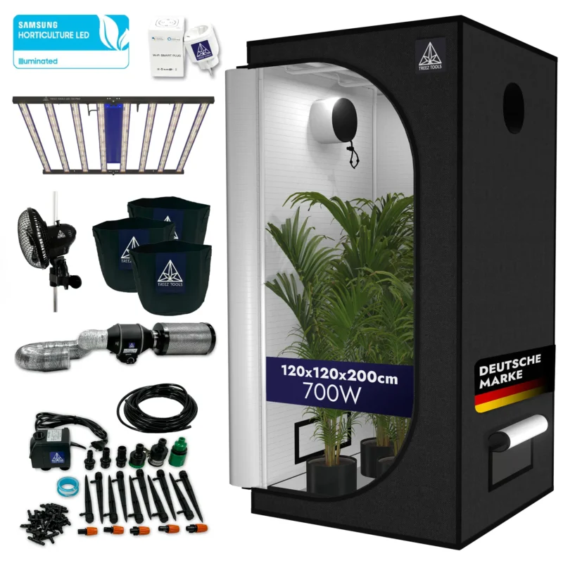 Treez Tools Grow Light LED 700W - High-performance LED with far-red and UV light for optimized flowering phases.