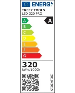 Treez Tools Grow Light LED 320 PRO – Energieeffiziente LED Grow Lampe mit hoher Energieklassifizierung für umweltbewusste Grower