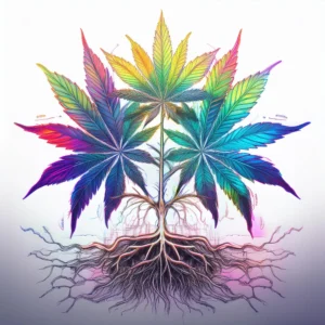 Cannabis root system