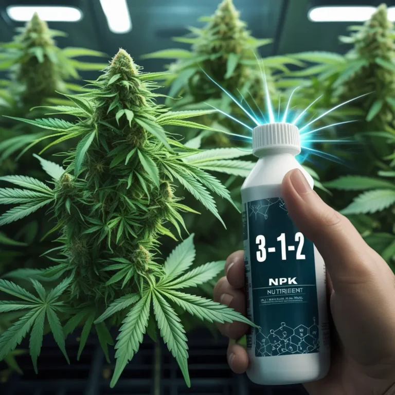 Primäre Nährstoffe für Cannabis richtig dosieren: Stickstoff (N) für Wachstum (Mangel: gelbe Blätter, Überschuss: verbrannte Spitzen), Phosphor (P) für Blüten (Mangel: violette Verfärbung), Kalium (K) für Immunsystem (Mangel: braune Flecken). Optimale NPK-Verhältnisse: Wachstum 3-1-2, Blüte 1-3-2.