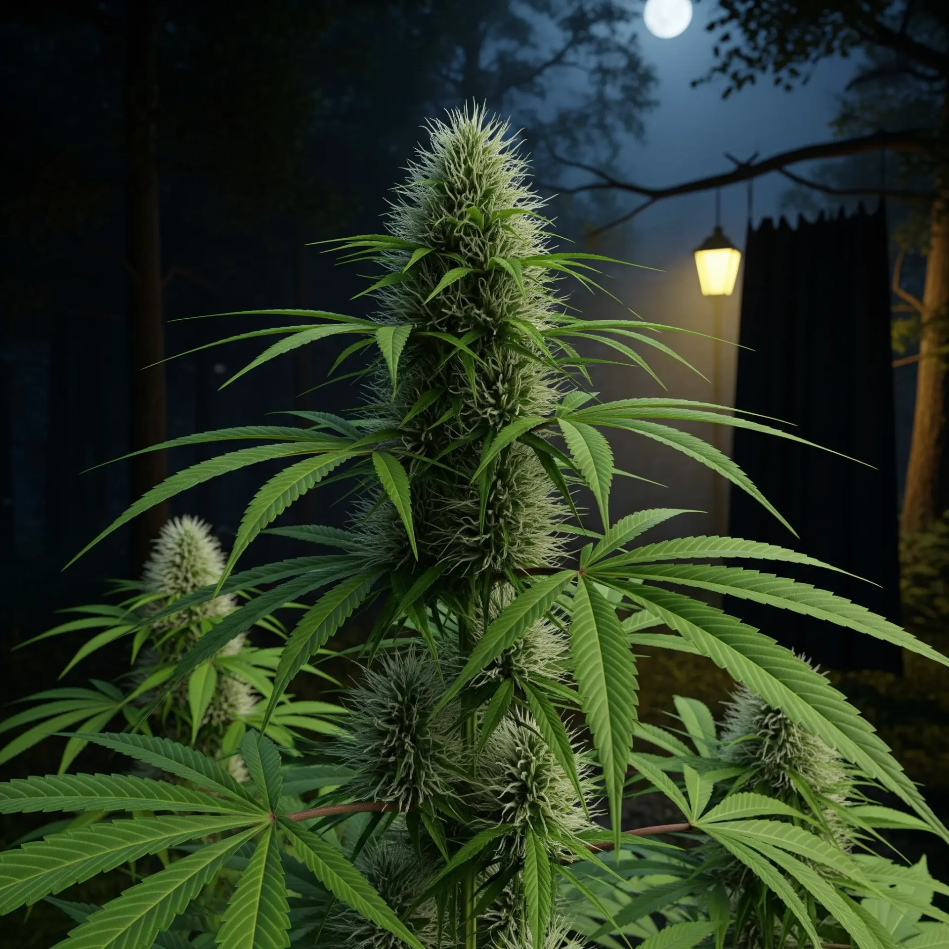 Cannabis Lichtverschmutzung
