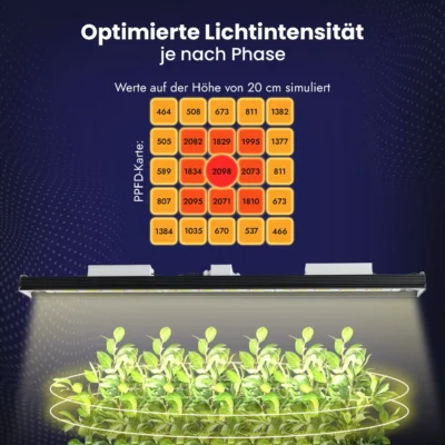 Treez Tools powered by Bilberry Smart Grow Light 650W