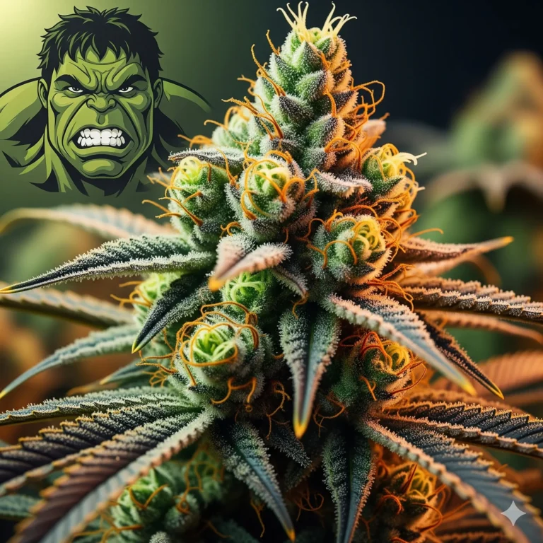Bruce Banner #3 Strain Review – Sativa-dominanter Hybrid aus OG Kush und Strawberry Diesel mit 25-29% THC, großen dichten Buds und dieselartigem Erdbeer-Aroma im Grow von Treez Tools