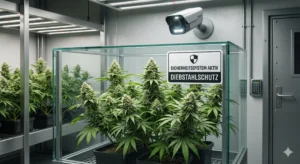 Sicherheitskamera zur Überwachung einer Indoor Growbox gegen Diebstahl