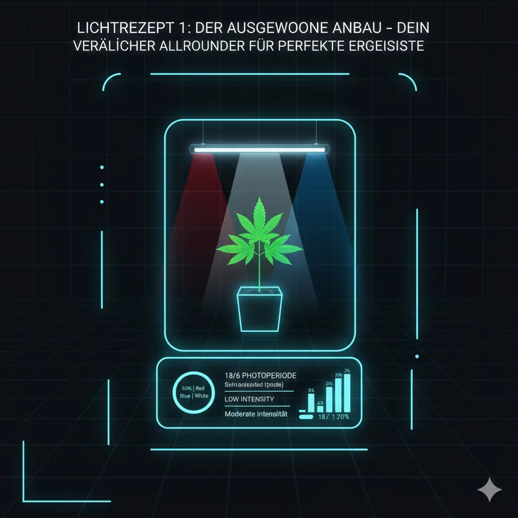 Lichtrezept 1 Smart Grow Light, Lichtrezepte der Smart Grow Light Series
