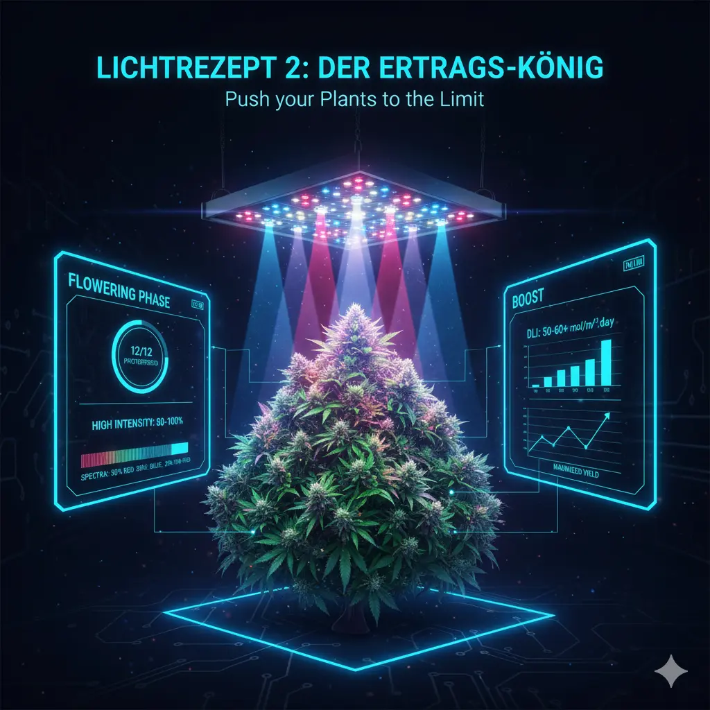 Lichtrezept 2 Smart Grow Light, Lichtrezepte der Smart Grow Light Series