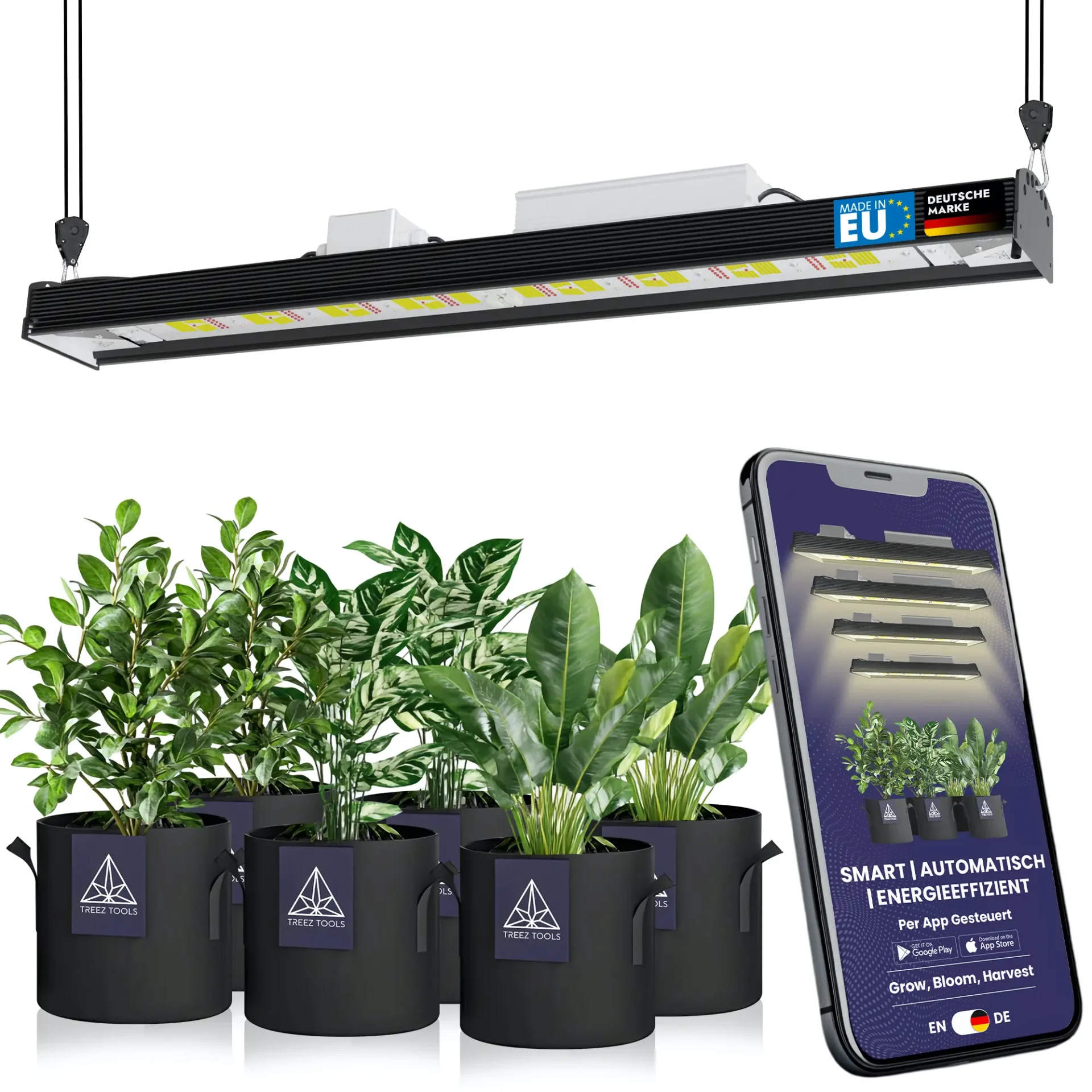 Treez Tools powered by Bilberry Smart Grow Light 340W