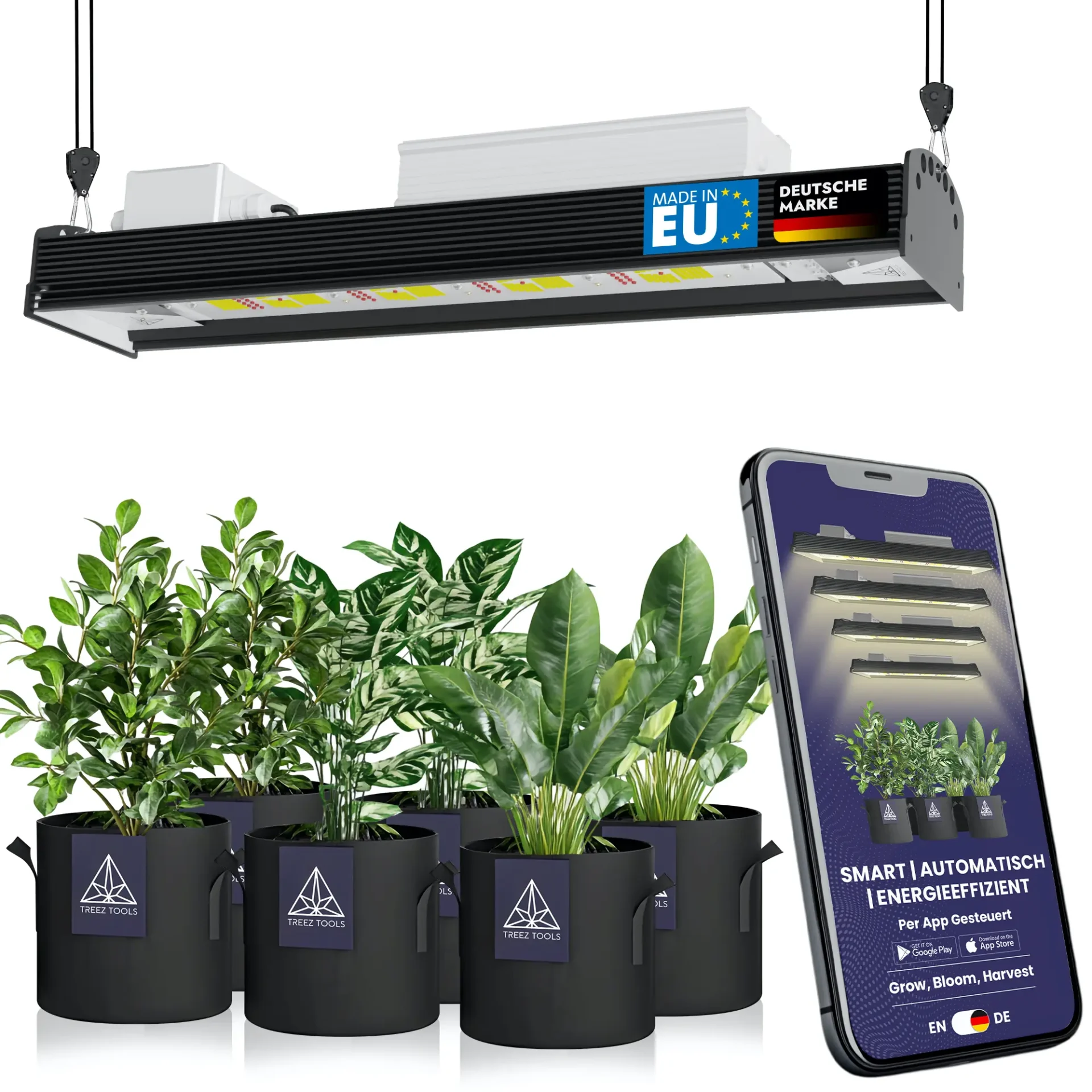 Treez Tools powered by Bilberry Smart Grow Light 160W
