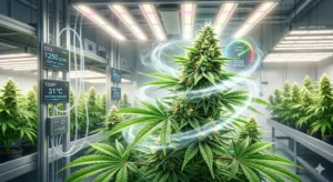 CO2 Begasung in einer Cannabis Growbox zur Maximierung der Photosynthese und Ertragssteigerung.