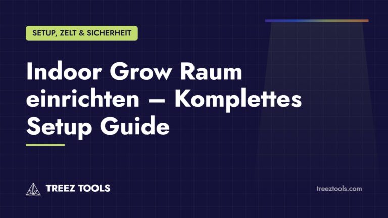 Titelbild: Indoor Grow Raum einrichten – Komplettes Setup Guide