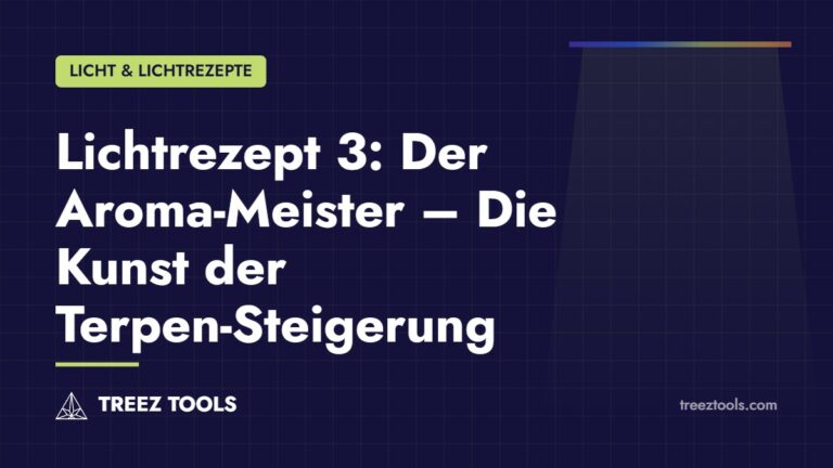 Titelbild: Lichtrezept 3: Der Aroma-Meister – Die Kunst der Terpen-Steigerung