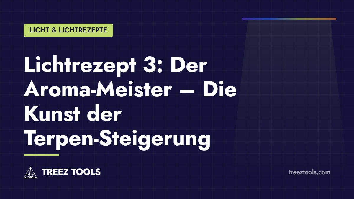 Titelbild: Lichtrezept 3: Der Aroma-Meister – Die Kunst der Terpen-Steigerung