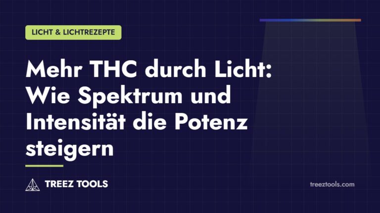 Titelbild: Mehr THC durch Licht: Wie Spektrum und Intensität die Potenz steigern